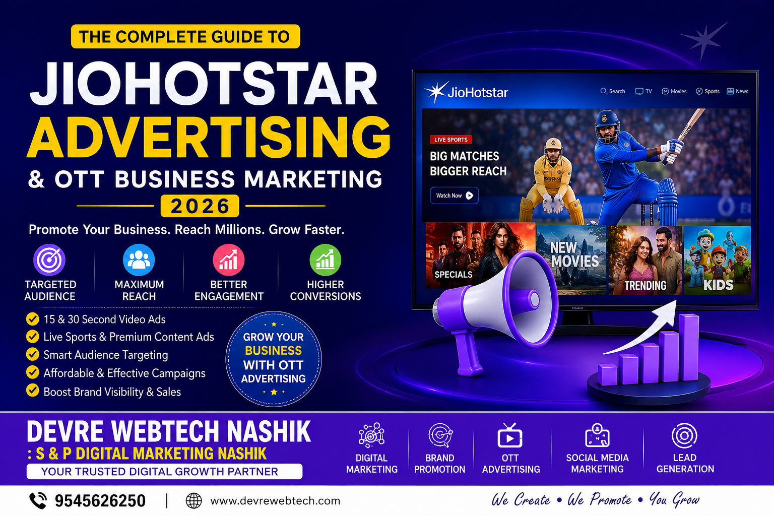 jiohotstar advertising guide 2026 | ott business promotion & digital marketing